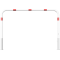Access barriers | removable and revolving | with triangular locking mechanism | without quarter-bent bar | hot-dip galvanized and white coatedwith red reflecting stripes | total width: 2000 mm